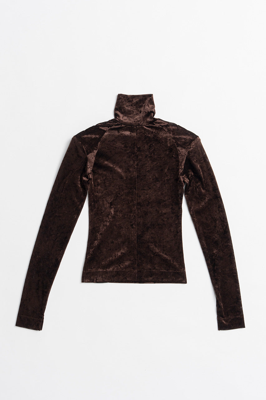 Mesh Velour Top - 2026AUTUMN