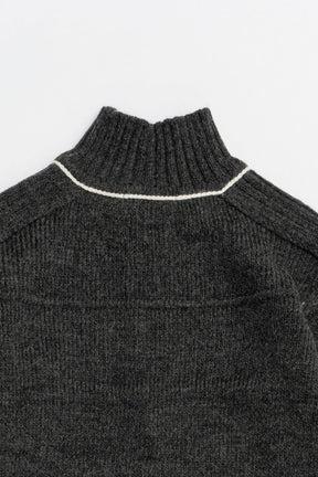 Front Zip Knit One-Piece - 2025 WINTER