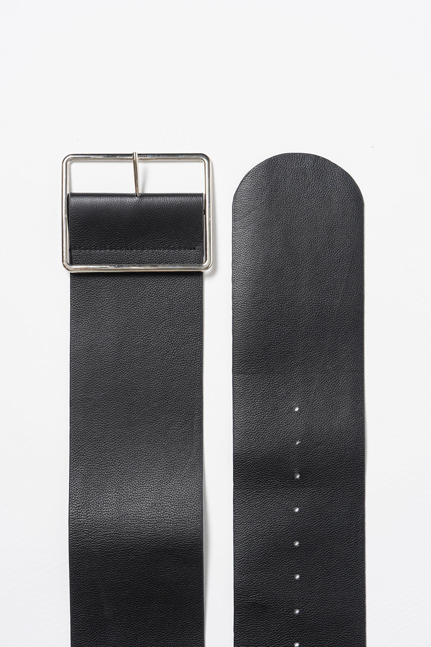 Wide Leather Belt - 2026AUTUMN