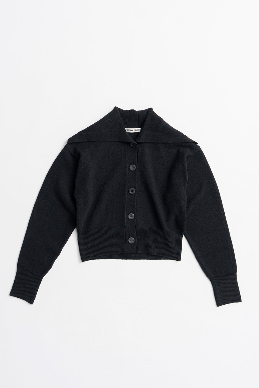 Oversized Collar Knit Cardigan - 2026AUTUMN