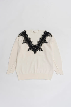 Lace-Line Over-Knit - 2025 WINTER