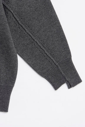 Lace-Line Over-Knit - 2025 WINTER