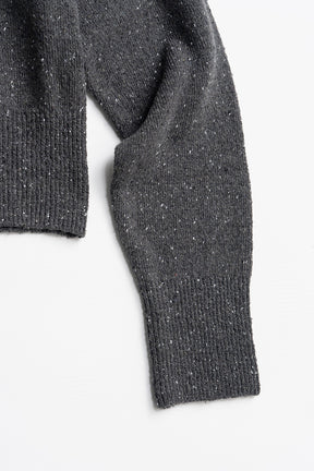 Oversized Collar Knit Cardigan - 2026AUTUMN