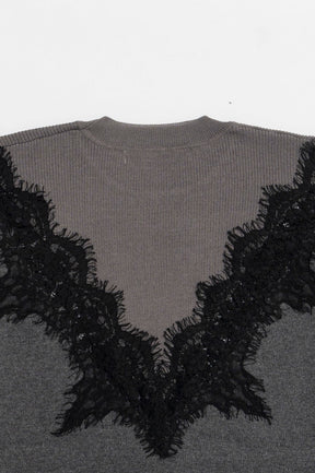 Lace-Line Over-Knit - 2025 WINTER