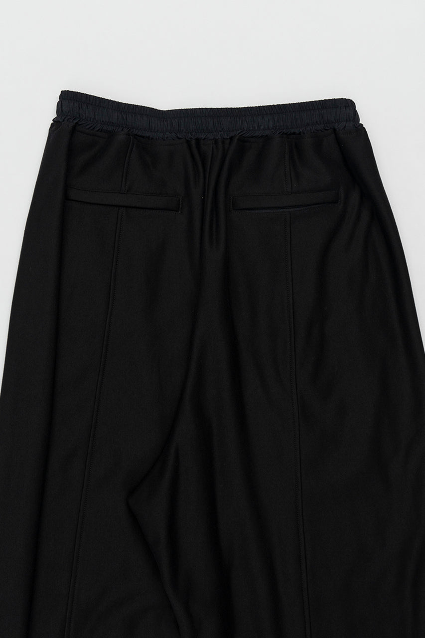 Oversized Combination Track Pants Black