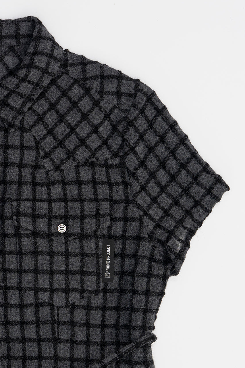 [24ATUMN PRE ORDER] WOOLLY Check Western Shirt