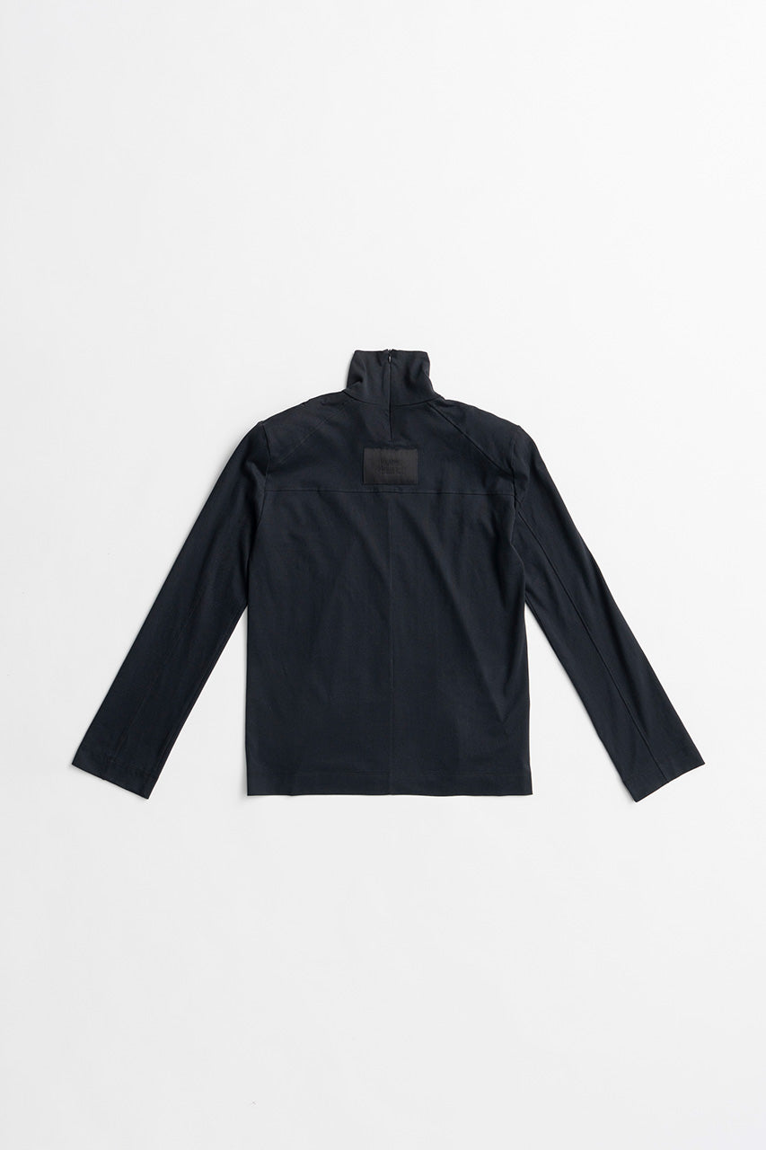High-Neck Oversized Top - 2026AUTUMN