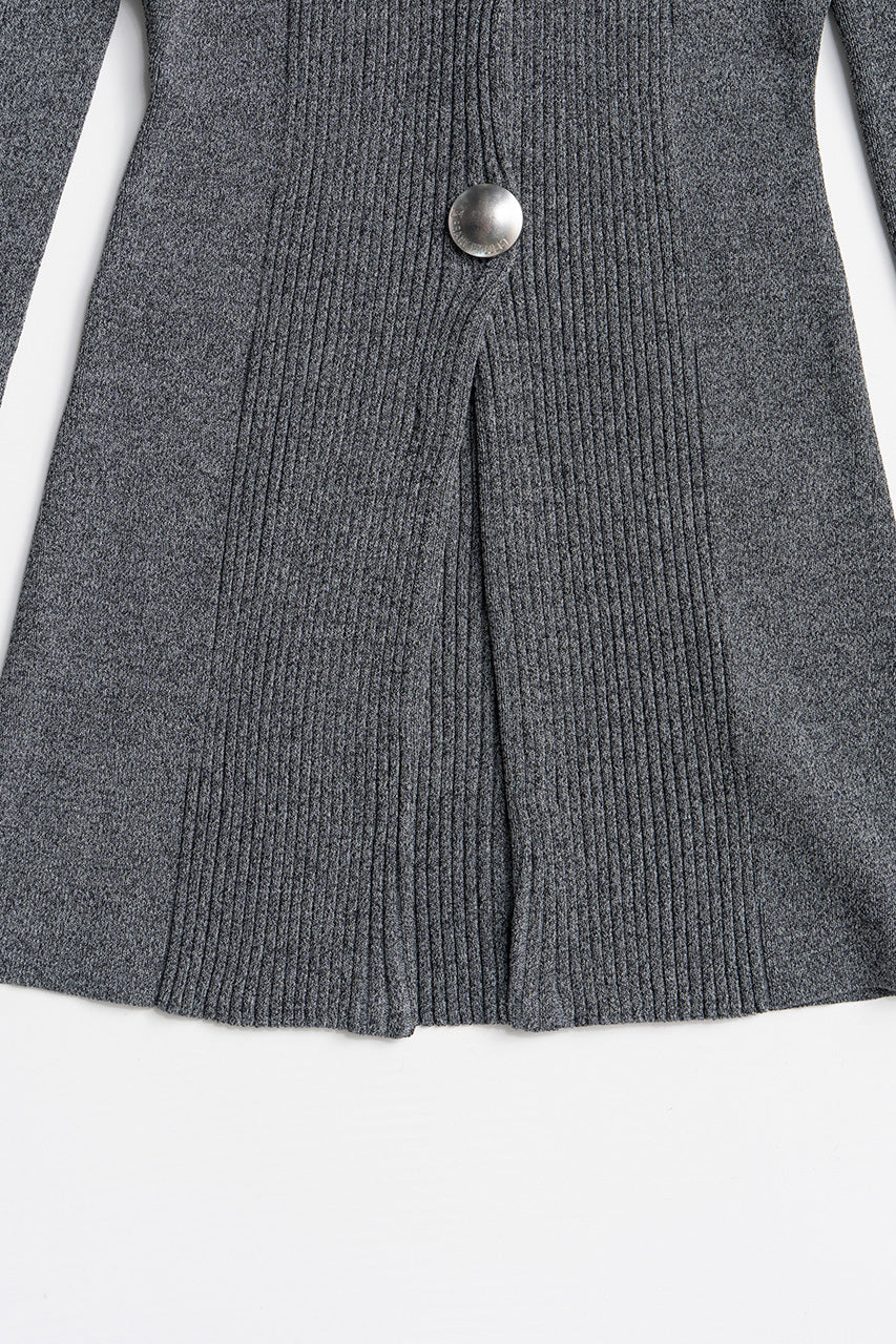 Metal Parts Knit Slim Shirt - 2026AUTUMN