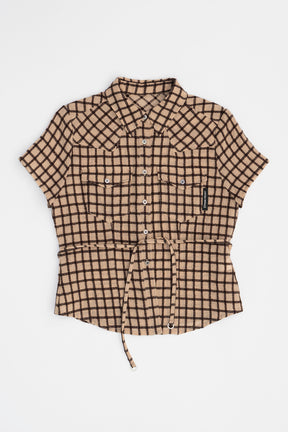 Wooly Check Western Shirt