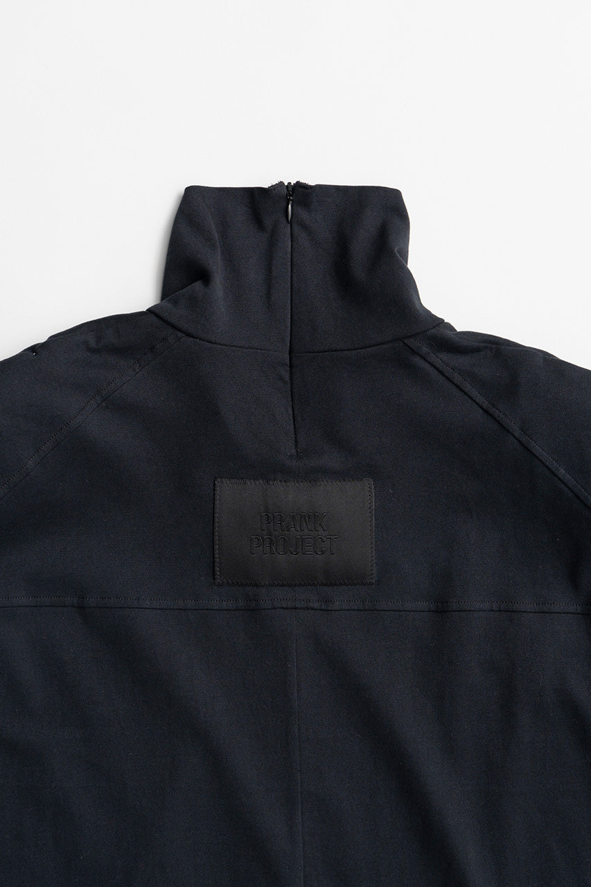 High-Neck Oversized Top - 2026AUTUMN