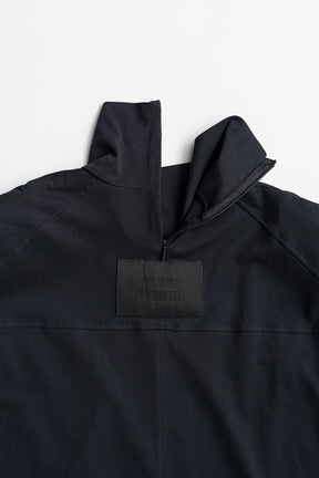 High-Neck Oversized Top - 2026AUTUMN
