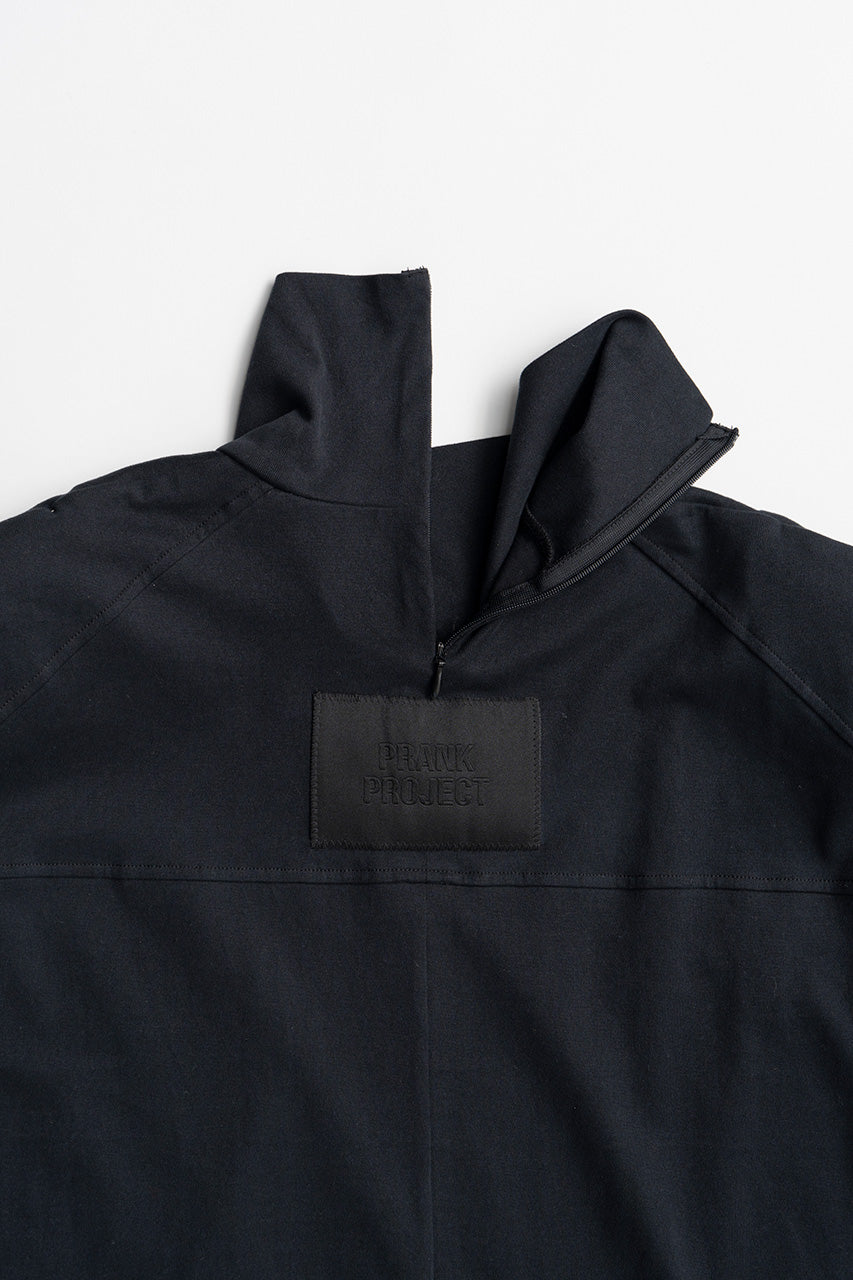 High-Neck Oversized Top - 2026AUTUMN