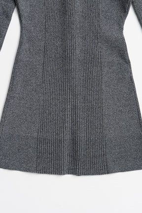 Metal Parts Knit Slim Shirt - 2026AUTUMN