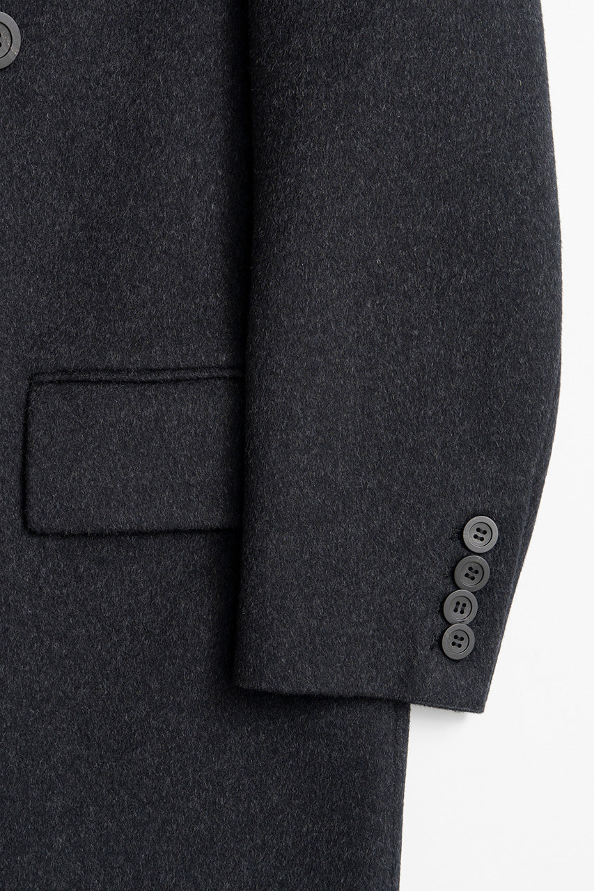 Cashmere Blend Double-Breasted Coat - 2026WINTER