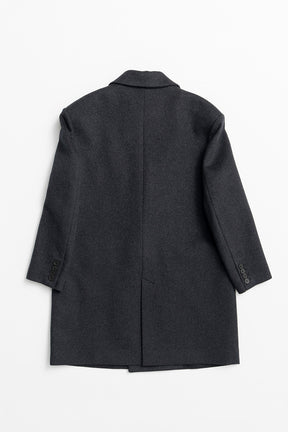Cashmere Blend Double-Breasted Coat - 2026WINTER