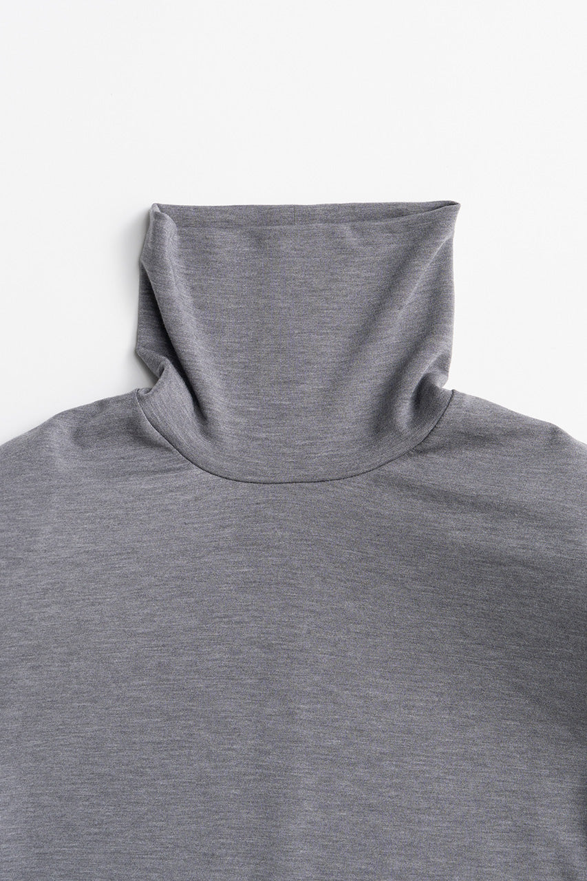 Power Shoulder High-Neck Top - 2026AUTUMN