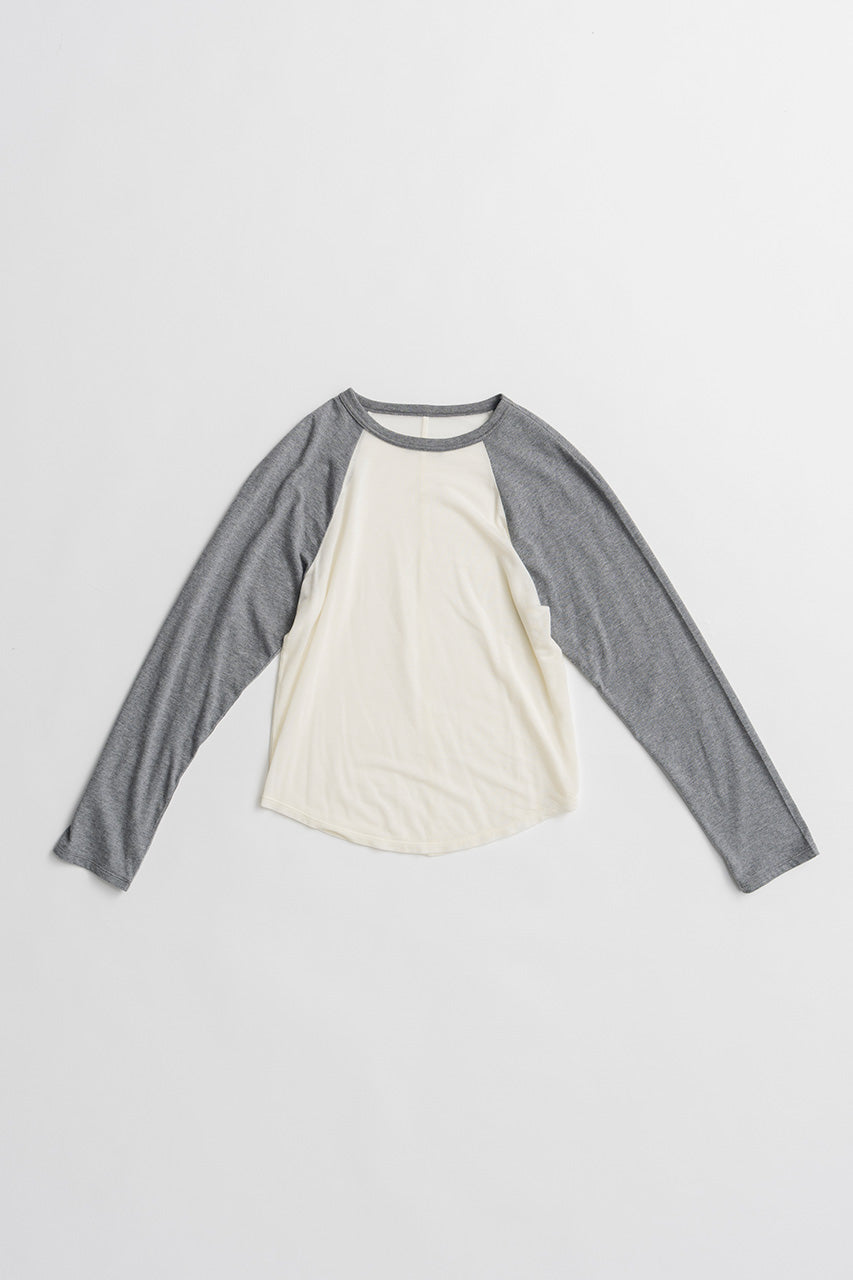 Cashmere Silk Raglan Long Sleeve T-Shirt - 2026AUTUMN