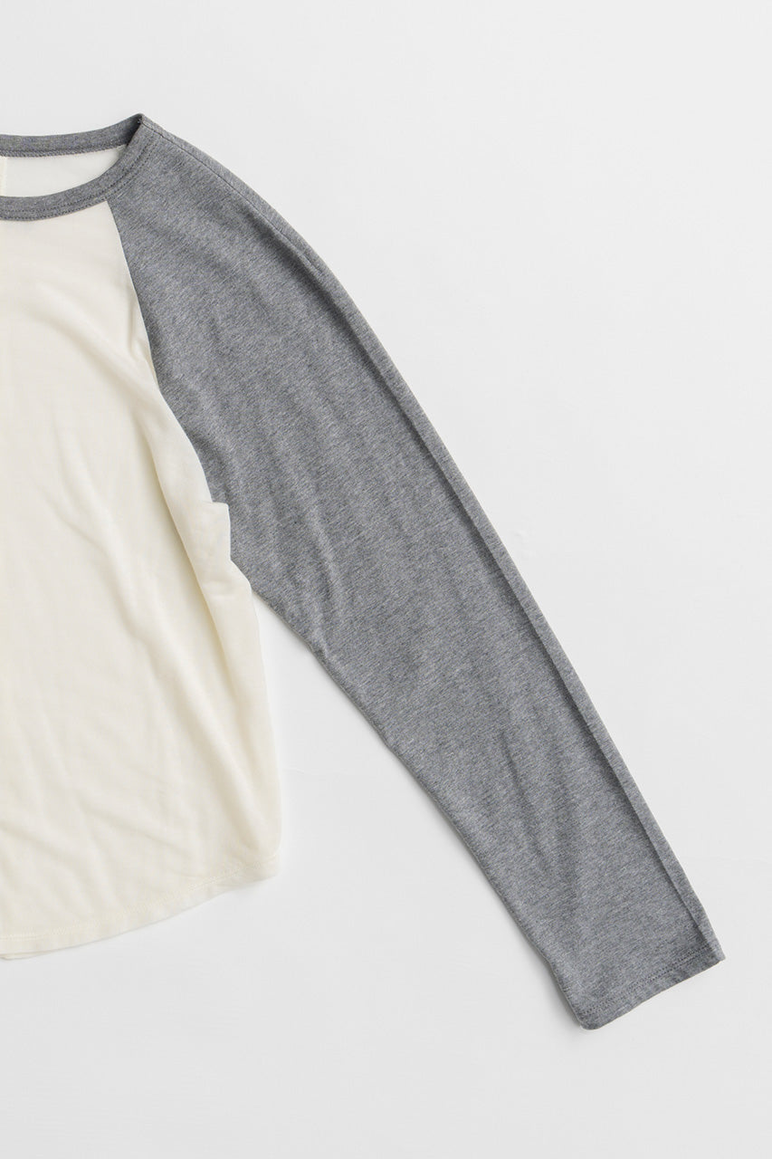 Cashmere Silk Raglan Long Sleeve T-Shirt - 2026AUTUMN