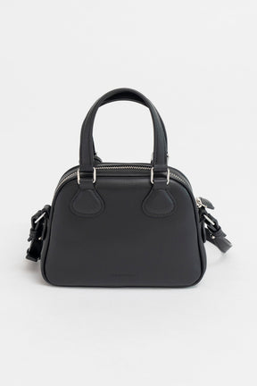 AC Stud Leather Mini Bowling Bag