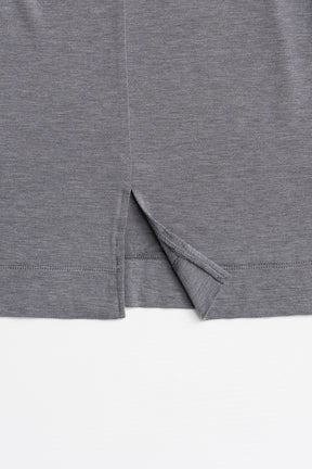 Power Shoulder High-Neck Top - 2026AUTUMN