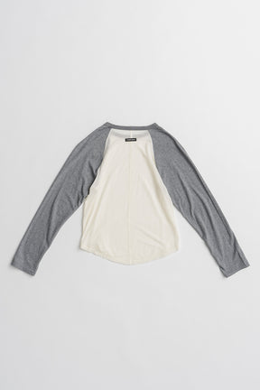 Cashmere Silk Raglan Long Sleeve T-Shirt - 2026AUTUMN