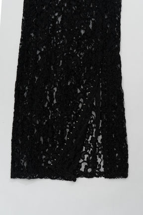 【SALE】Scuba-Jersey Lace Dress