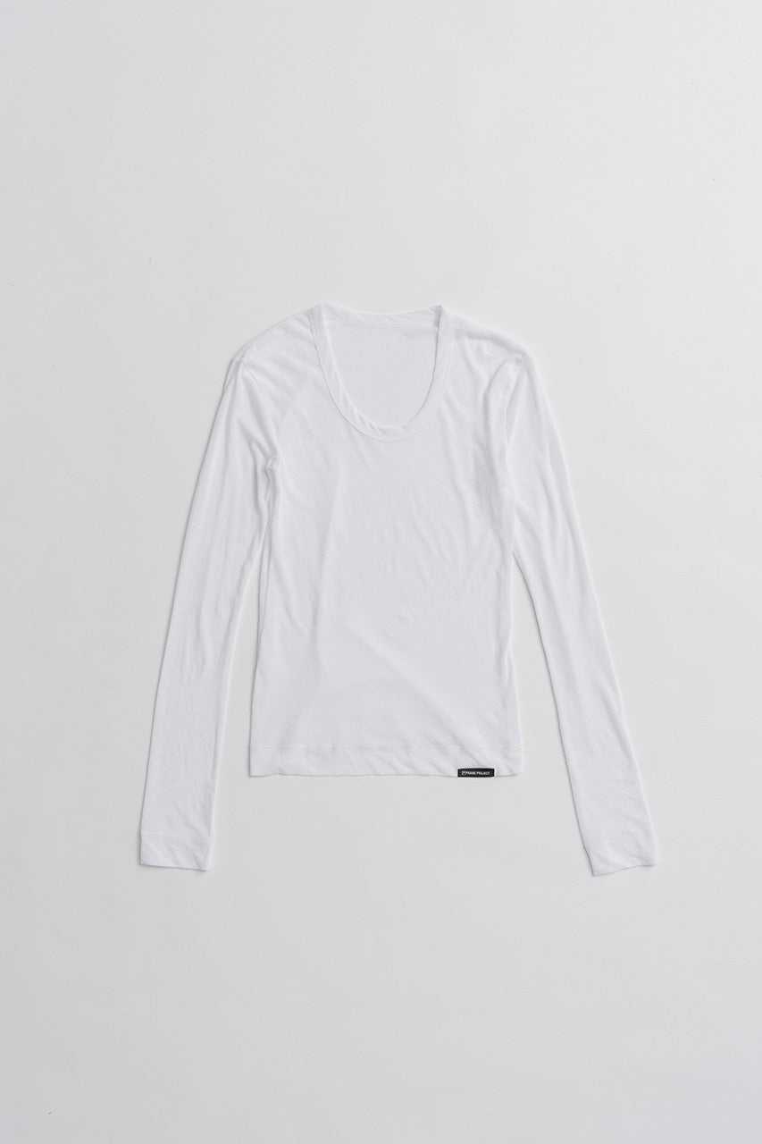 Scoop Neck Sheer Top - 2026AUTUMN