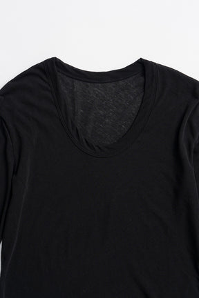 Scoop Neck Sheer Top - 2026AUTUMN