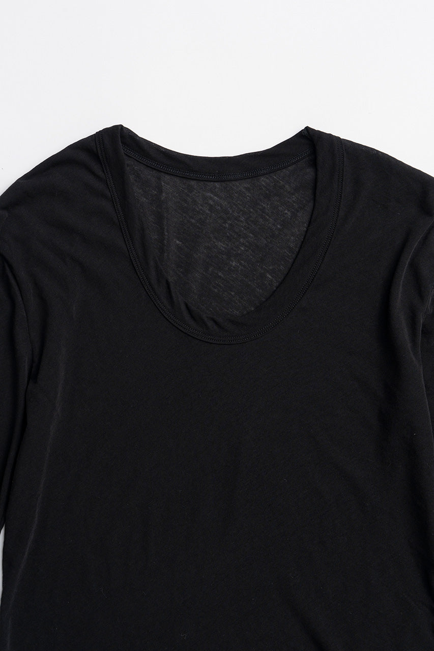 Scoop Neck Sheer Top - 2026AUTUMN
