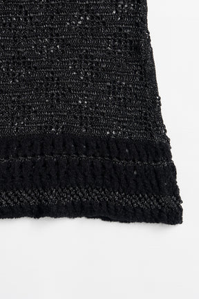 Crochet Knit Halter Top - 2026AUTUMN
