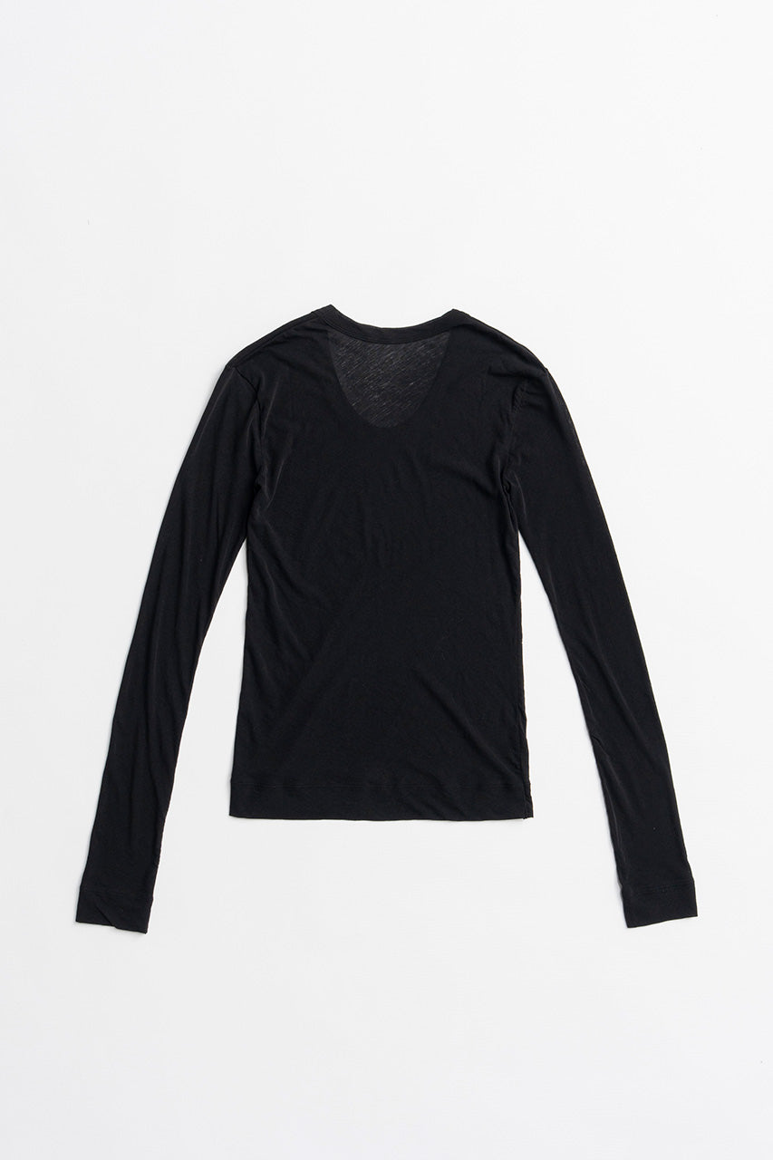 Scoop Neck Sheer Top - 2026AUTUMN