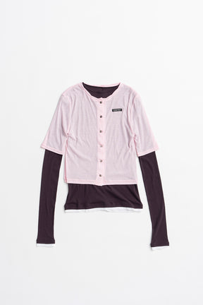 Layered Half Sleeve Cardigan - 2026AUTUMN