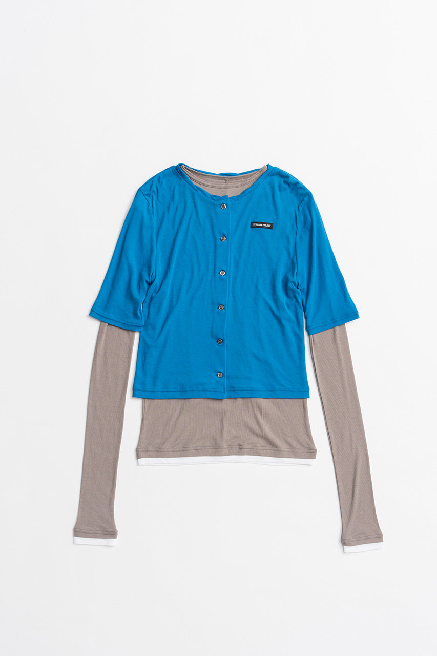 Layered Half Sleeve Cardigan - 2026AUTUMN