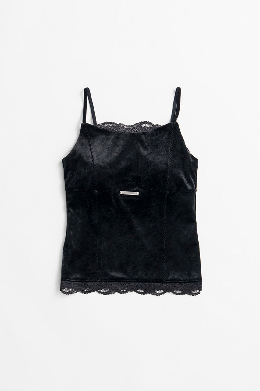 Velour Lace Cup-In Camisole - 2026AUTUMN