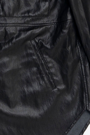 Synthetic Leather Overshirt - 2025 WINTER