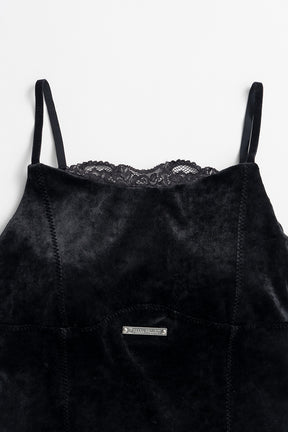 Velour Lace Cup-In Camisole - 2026AUTUMN