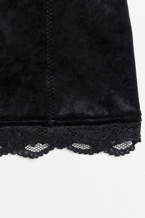 Velour Lace Cup-In Camisole - 2026AUTUMN