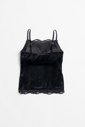 Velour Lace Cup-In Camisole - 2026AUTUMN