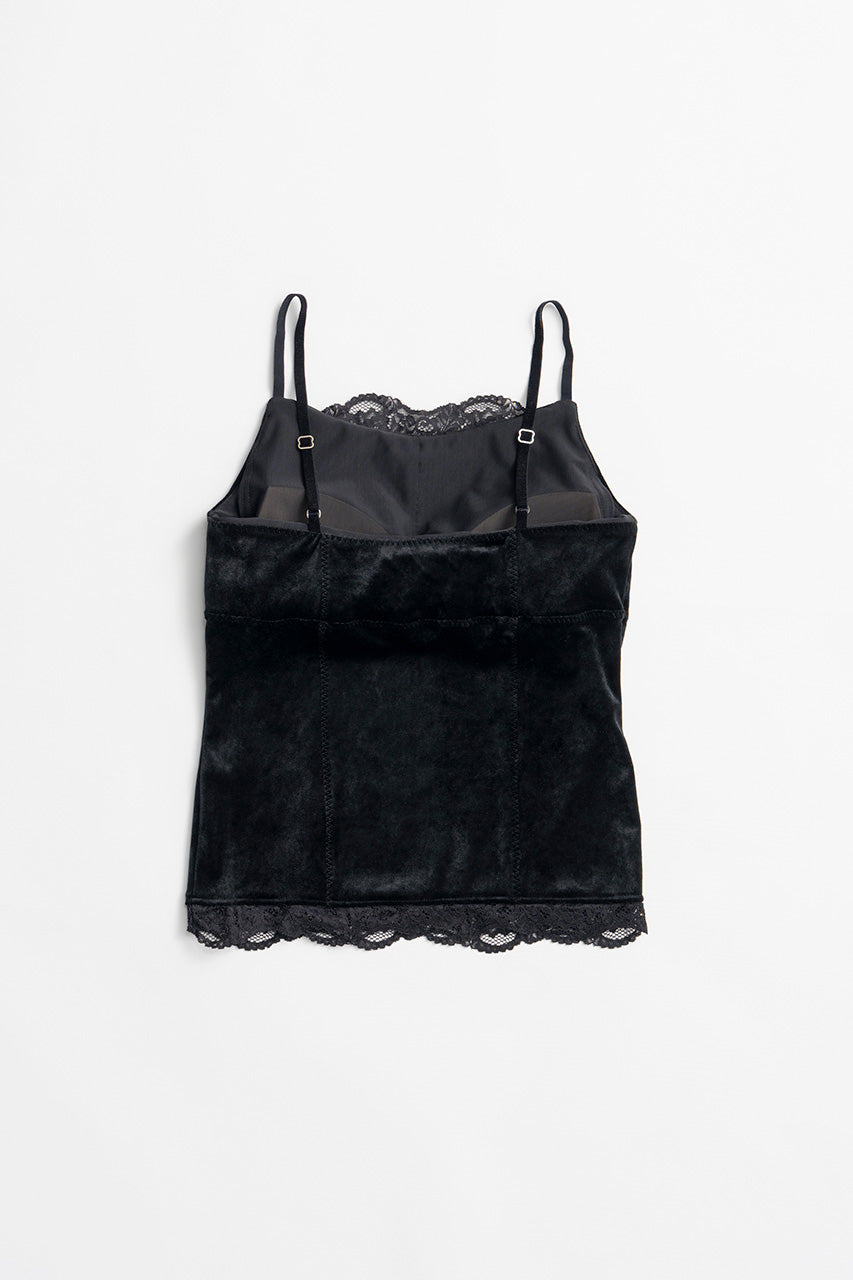 Velour Lace Cup-In Camisole - 2026AUTUMN