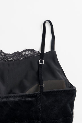 Velour Lace Cup-In Camisole - 2026AUTUMN