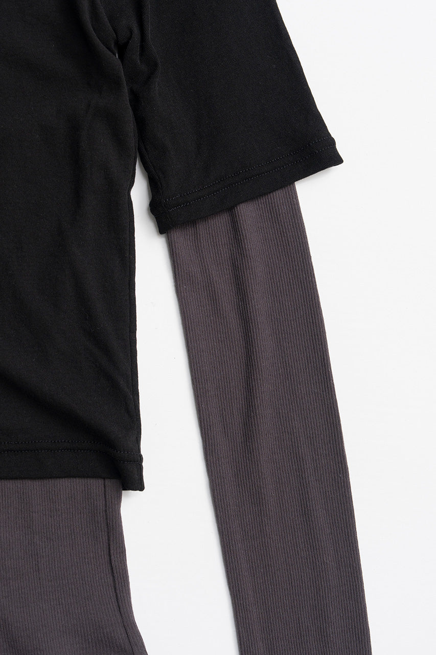 Layered Half Sleeve Cardigan - 2026AUTUMN