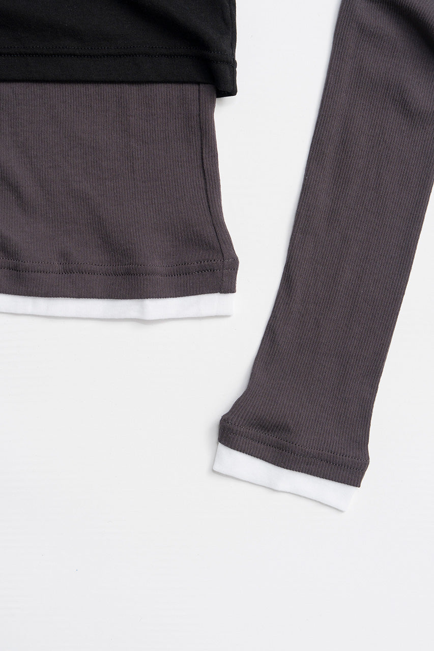 Layered Half Sleeve Cardigan - 2026AUTUMN