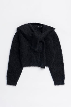 Alpaca Blend 2-Way Hoodie - 2025 WINTER