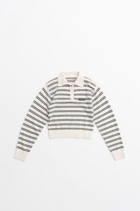 Border Knit Polo - 2026AUTUMN