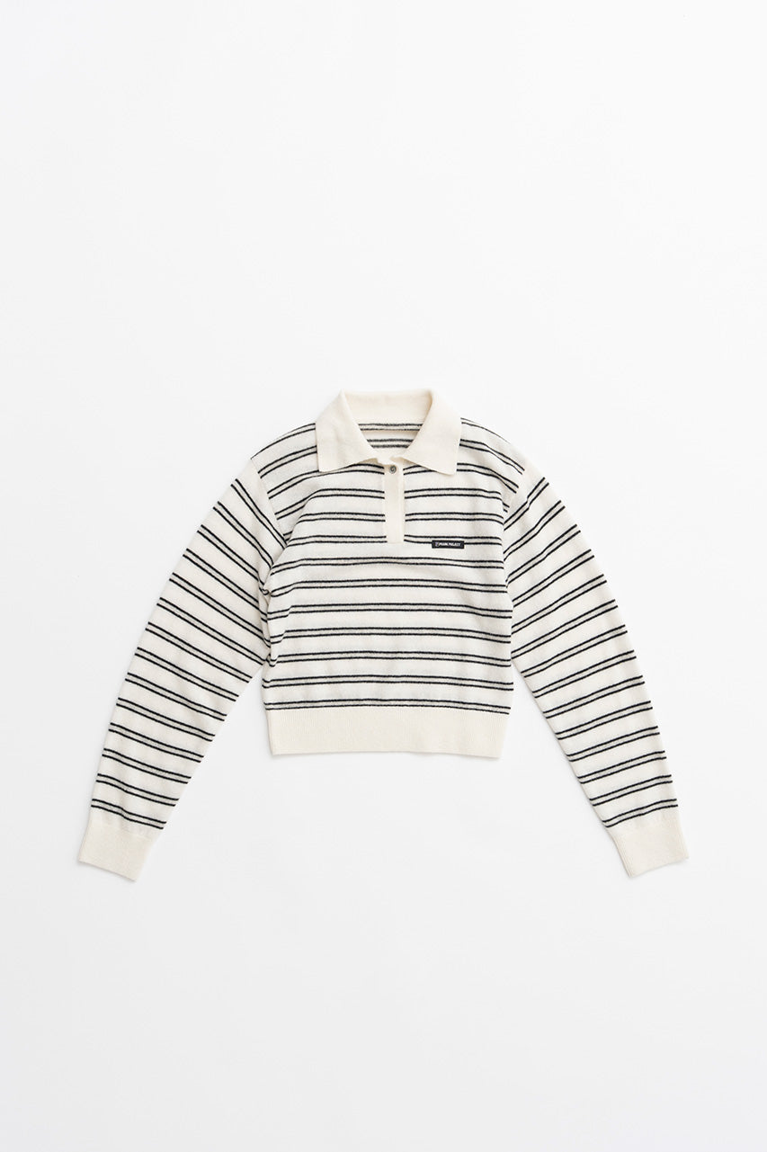 Border Knit Polo - 2026AUTUMN