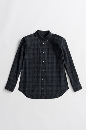 Check Shoulder Padded Shirt - 2026AUTUMN