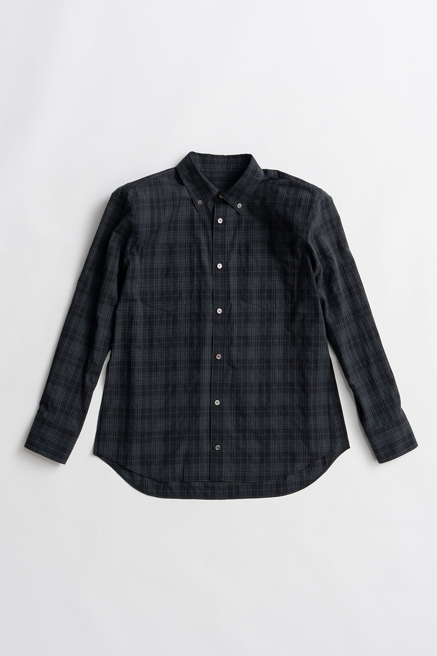 Check Shoulder Padded Shirt - 2026AUTUMN