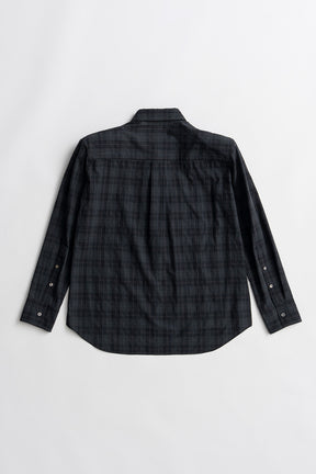 Check Shoulder Padded Shirt - 2026AUTUMN