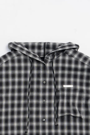 Hoodie Check Shirt
