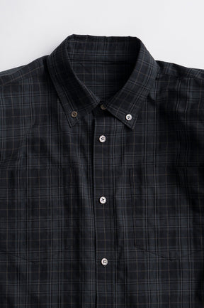 Check Shoulder Padded Shirt - 2026AUTUMN